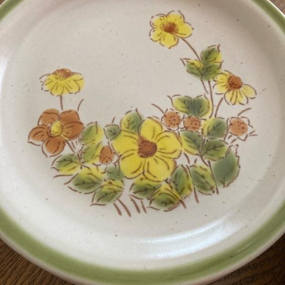 Mid Century Spring Collection Stoneware Spring Garland Dishes - Picture 9 of 9